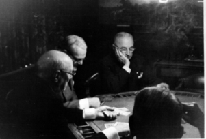 Truman at the Poker Table