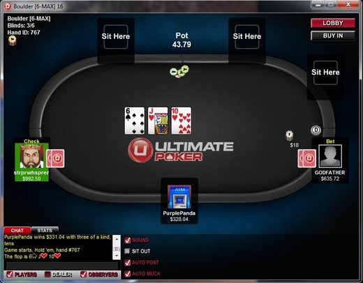 play ultimate poker online for real money