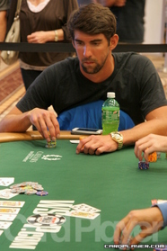 Michael Phelps Sits Down In His First WSOP Event