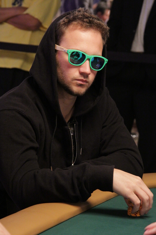 Anderson on day 2 of the WSOP $25,000 mixed-max