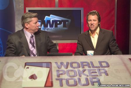 Vince Alongside Mike Sexton In The WPT Commentator Booth