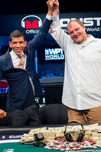 Pliska and 2014 WPT Championship winner Keven Stammen