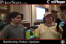 CardPlayer.com checks in with Gavin and Josh to see who is going to take home the battleship poker championship. 