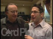 Card Player talks to Padraig Parkinson during the break at the 2007 WPT Borgata Winter Poker Open