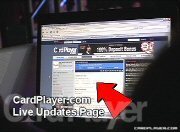 A Bluff Magazine Tounament Reporter was allegedly  caught copying Live Updates from the Card Player Website.