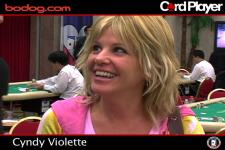 CardPlayer.com sits down with a natural beauty, Cyndy Violette, during the 2006 LA Poker Classic. 