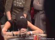 Paul Wasicka and Shannon Elizabeth battle eachother for the remaining seat in the finals of the tournament.