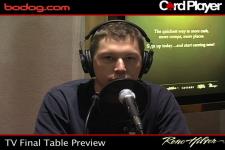 TV Final Table Preview