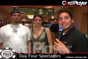 Interview with spectators on day four