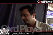 Joseph Hachem talks about finishing second