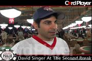 David talks about his chip on the second break