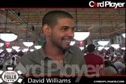 David Williams talks about winning a bracelet