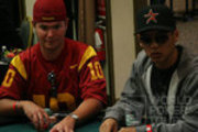 Brian Devonshire and Allen Le on Day 1A of the Legends of Poker