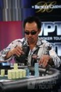 David "The Dragon" Pham makes his next move during the final table at the Legends of Poker