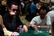 Ben Armstrong and David Pham on Day 2 of the Gulf Coast Poker Championship