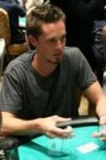 Adam White on Day 1 of the Borgata Poker Open