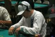 Marco Johnson on Day 3 of the Borgata Poker Open