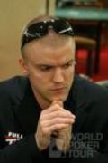 Peter Jepsen on day 2 of the Spanish Poker Championship