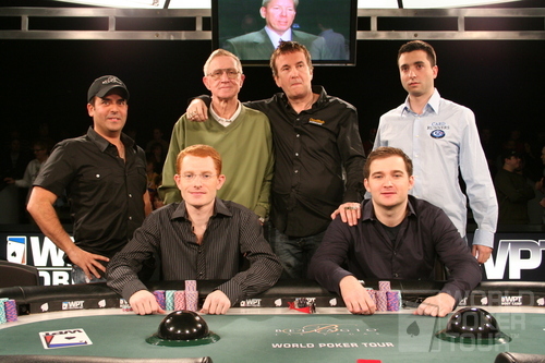 The final table contestants for the 2007 WPT Doyle Brunson Classic