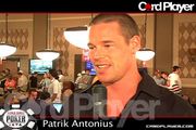 Patrik Antonius talks about his chip lead