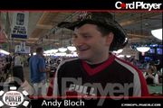 Andy Bloch talks about his status in the No-Limit event
