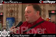 Greg Raymer Talks About His Play So Far In Day 2B