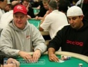 Erick Lindgren (left) and Josh Arieh on Day 1 of the WPT L.A. Poker Classic