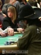 Svetlana Gromenkova (left) and Jennifer Tilly (foreground, right) are two of the remaining three females on Day 3 of the WPT L.A. Poker Classic