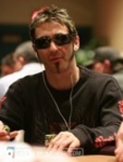 Sully Erna, lead singer of Godsmack, plays on Day 1 of the WPT Foxwoods Poker Classic