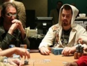 Andrew Barta (left) and Adam Katz on Day 5 of the WPT Foxwoods Poker Classic