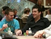 David Redlin (left) and Shane Schleger on Day 1a of the WPT World Championship