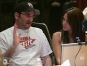 Kimberly Lansing interviews Mike Matusow at the end of Day 1b of the WPT World Championship