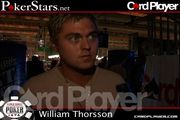 Interview With William Thorsson After Busting Out At 13th Place