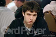 Aaron Been on Day 1 of Event 13 at the World Series of Poker