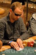 Aaron Coulthand on day 2 of the 2008 WSOP $1,500 NLH Event
