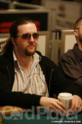 Adrian Walsh on Day 1D of Event 55 at the World Series of Poker