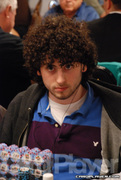 Alex Jacob on Day 2 of Event 3 at the World Series of Poker