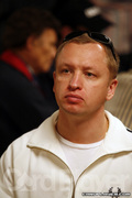 Alexander Kravchenko on Day 4 of Event 55 at the World Series of Poker