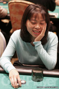 Alex Vuong on day two of the Borgata Poker Open.