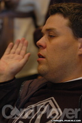 Mads Andersen on Day 4 of the 2006 WPT DBNAPC