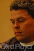 Mads Andersen on Day 3 of the 2006 WPT DBNAPC