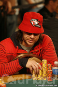 Andreas Krause on Day 4 of Event 55 at the World Series of Poker