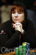 Annie Duke on Day One of Event 44 at the World Series of Poker