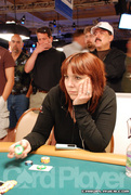 Annie Duke on Day 1 of Event 31 at the World Series of Poker