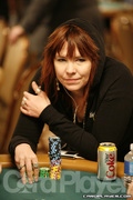 Annie Duke on Day One of Event 50 at the World Series of Poker
