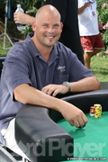 Jason Atwood at the Final Table of the 2006 Aruba Poker Classic