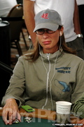 Krisha Augerot on Day 1 of the 2006 WSOP $1,500 NLH Event
