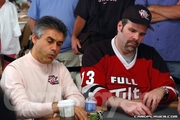 Ben Roberts and Howard Lederer on Day 1 of the 2006 WSOP $2,500 PLH Event