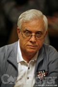 Berry Johnston on Day One of Event 52 at the World Series of Poker