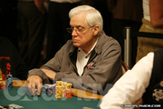 Berry Johnston on Day 2A of Event 55 at the World Series of Poker